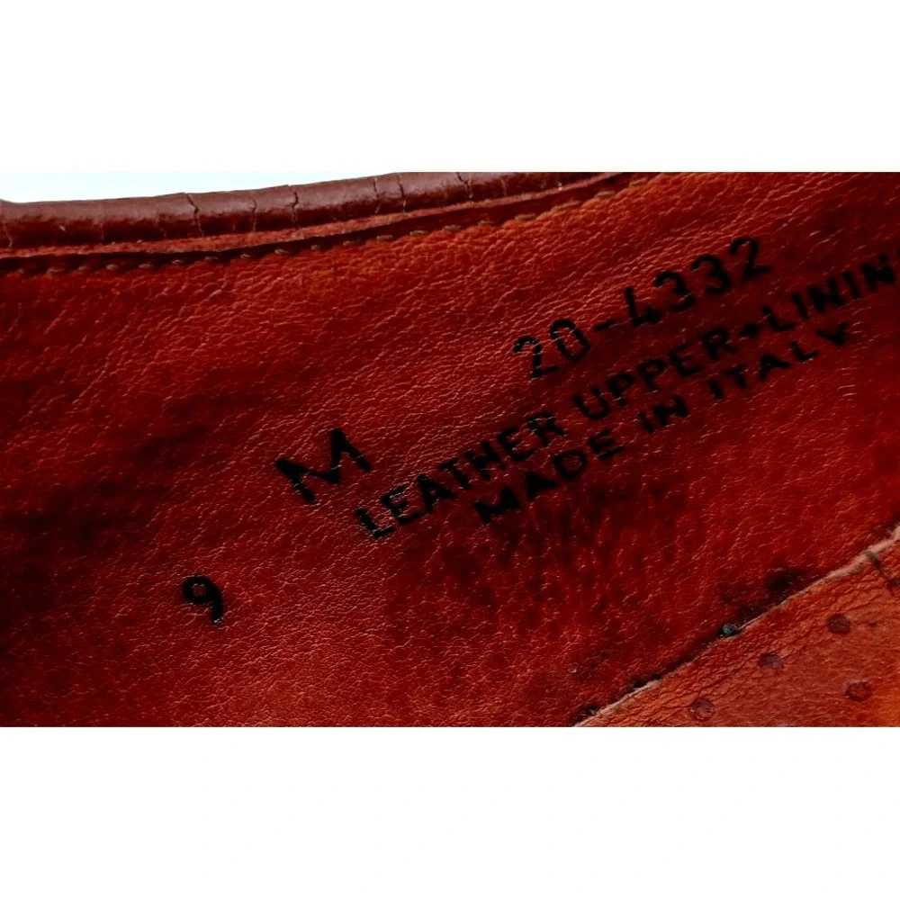 Johnston &‎ Murphy Nubuck Leather Saddle Oxford US 9 Made in Italy